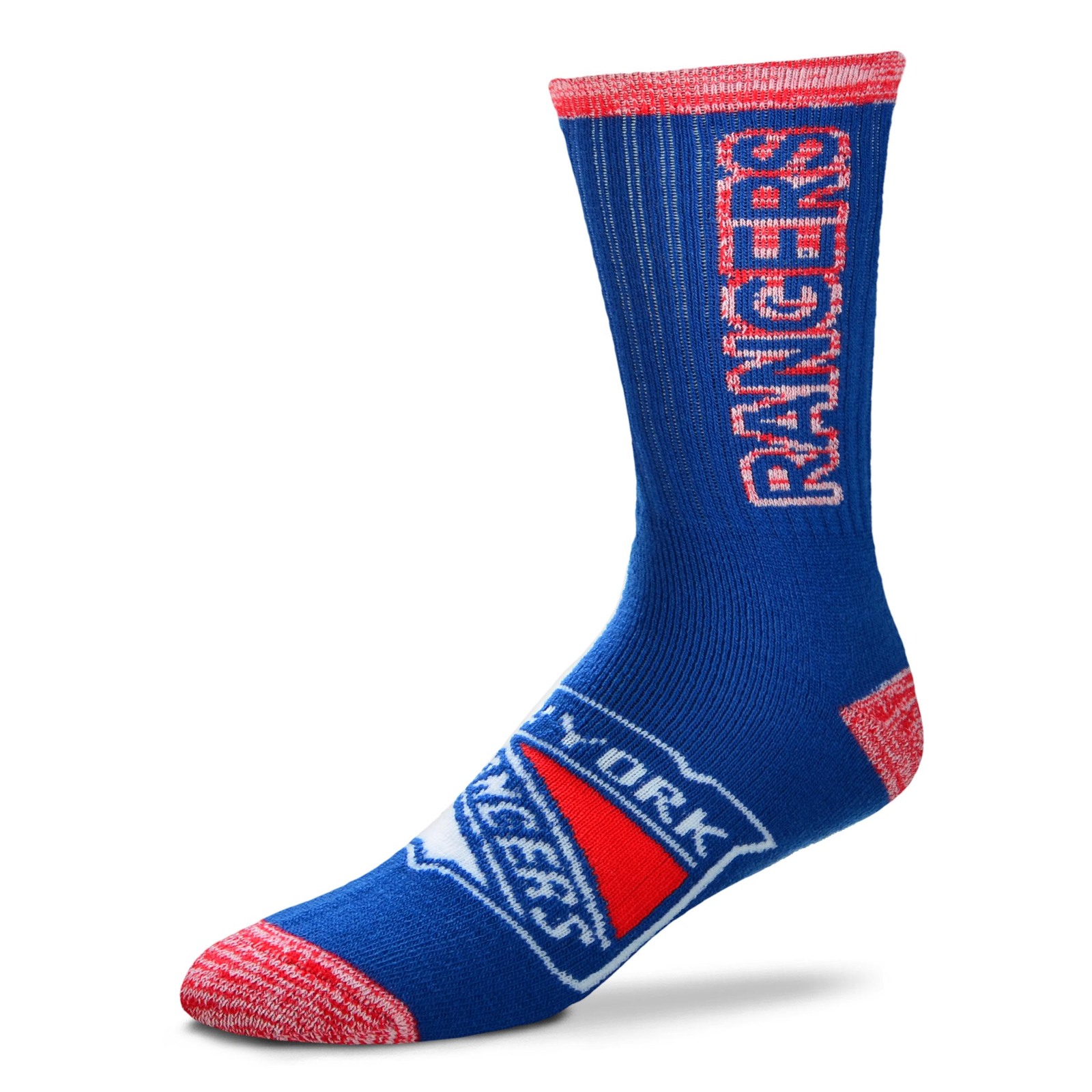 New York Rangers Crush Socks -Size 10-13 Mens Large - Hockey-NHL