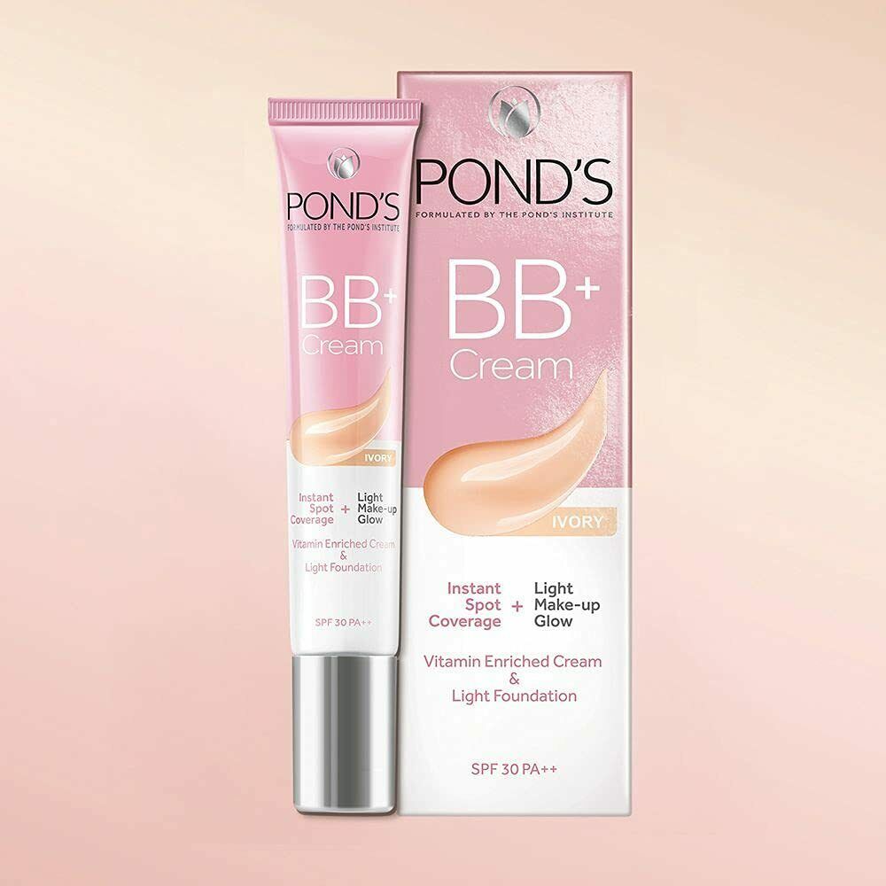 POND'S BB+ Cream, Instant Spot Coverage and Natural Glow 18 Gram Free Shipping