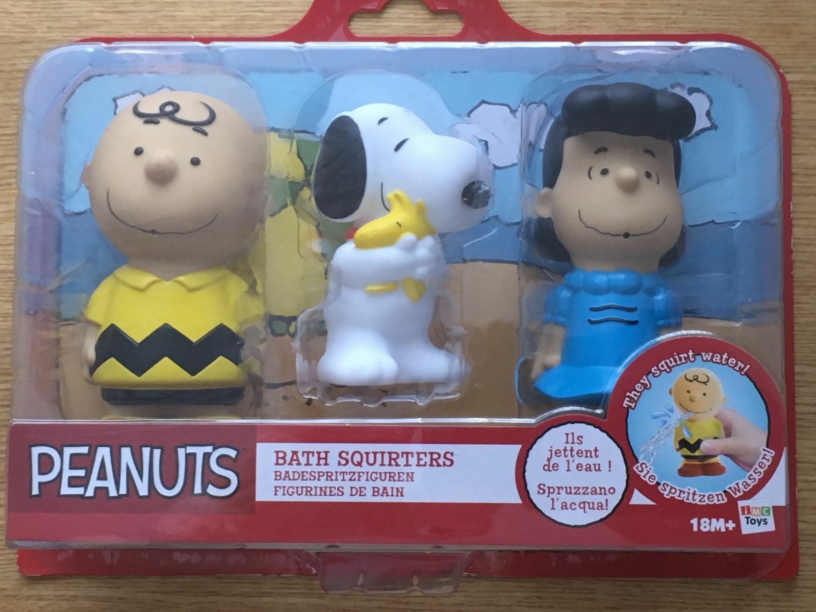 peanuts bath toys