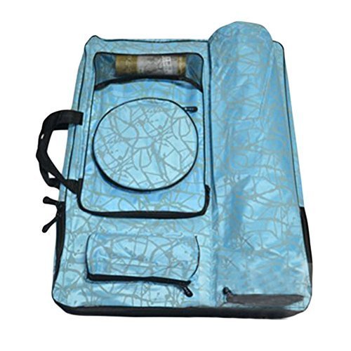 Camouflage Sketching Bag Art Supplies Holder Painting Accessory Organizer-Blue