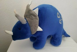 GUND Charger Dinosaur Triceratops Stuffed Animal Plush Blue 20” Dino 4060772 - $32.18