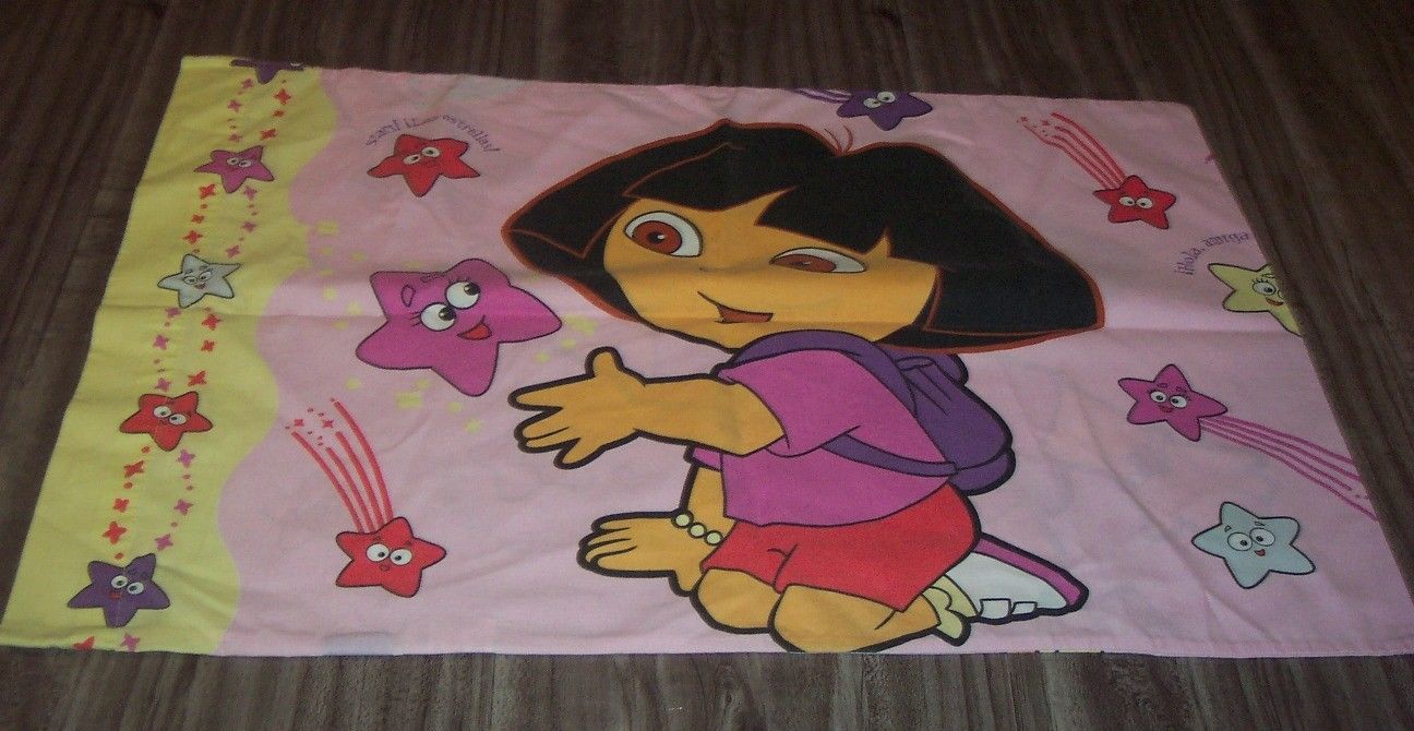 DORA THE EXPLORER NICK JR. Nickelodeon PILLOW CASE 2003 - Sheets ...