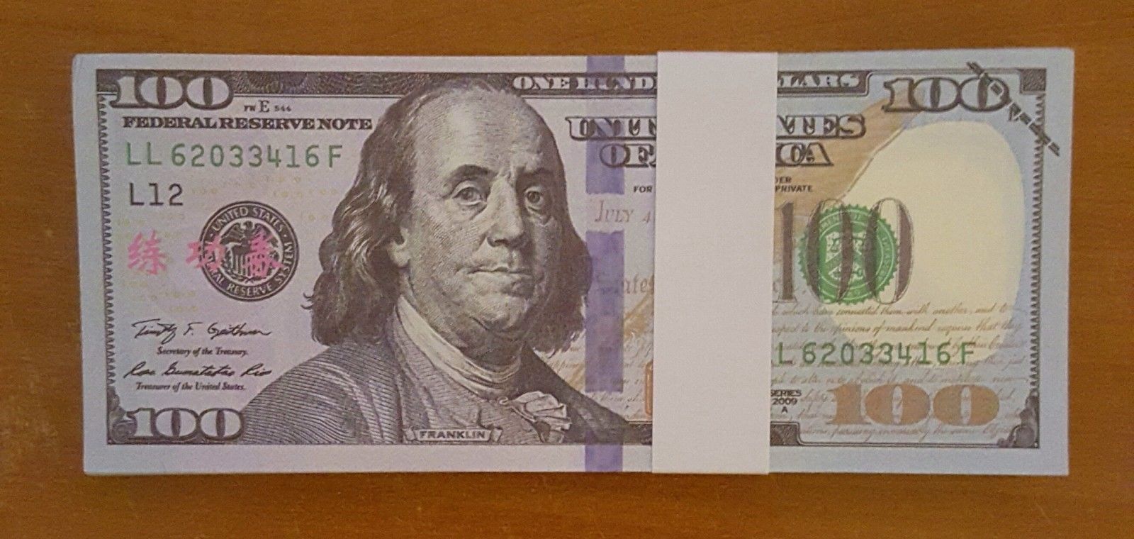 банкнота 100 долларов сша нового образца