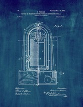 Recording And Reproducing Sounds Patent Print - Midnight Blue - $7.95+
