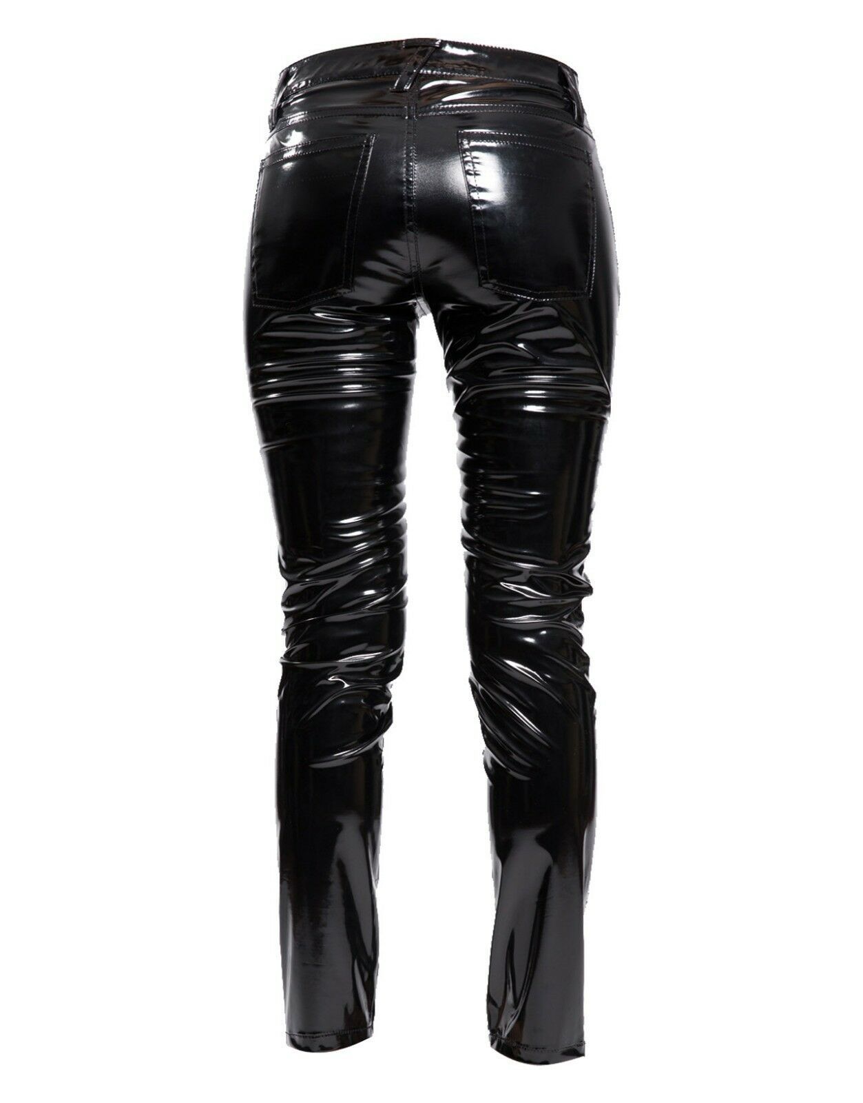 Goth Shiny Vinyl Pants Women Pants PVC Punk Rocker Emo Pant - Pants