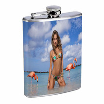 Cuban Pin Up Girls D7 Flask 8oz Stainless Steel Hip Drinking Whiskey 