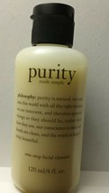 PHILOSOPHY Purity Made Simple One-Step Facial Cleanser 4oz / 120ml New - $12.20