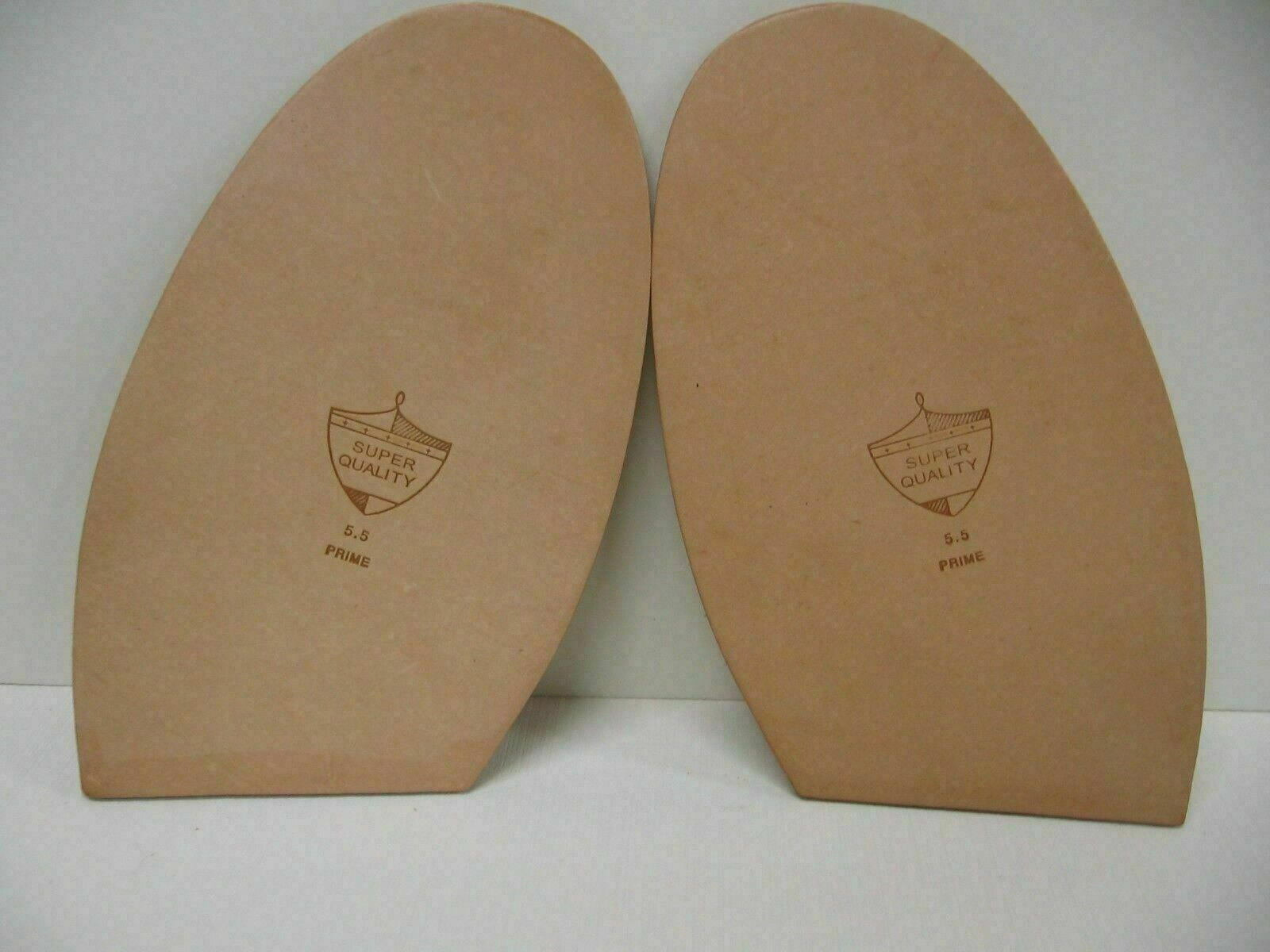 Super Quality Prime Grade Leather Half Soles 5.5MM - Shoe Repair