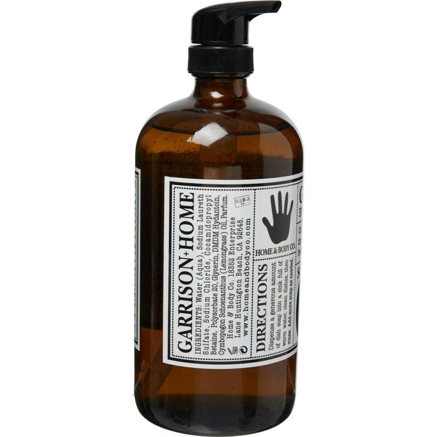 NEW Garrison Home & Body Co No. 02 Lemongrass Liquid Hand Wash Soap 32
