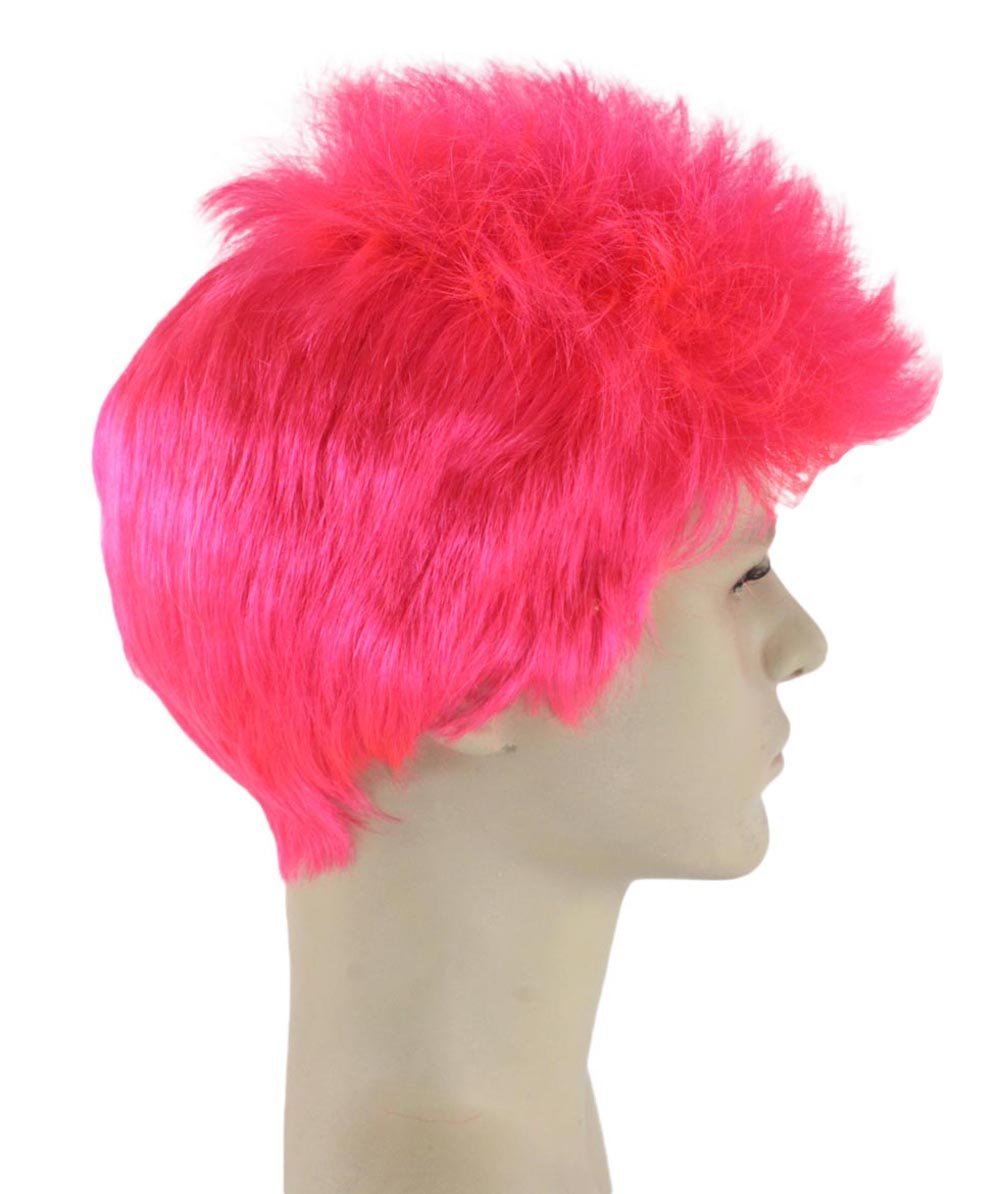 Men Fancy Neon Pink Wig HM-390 - Wigs & Facial Hair
