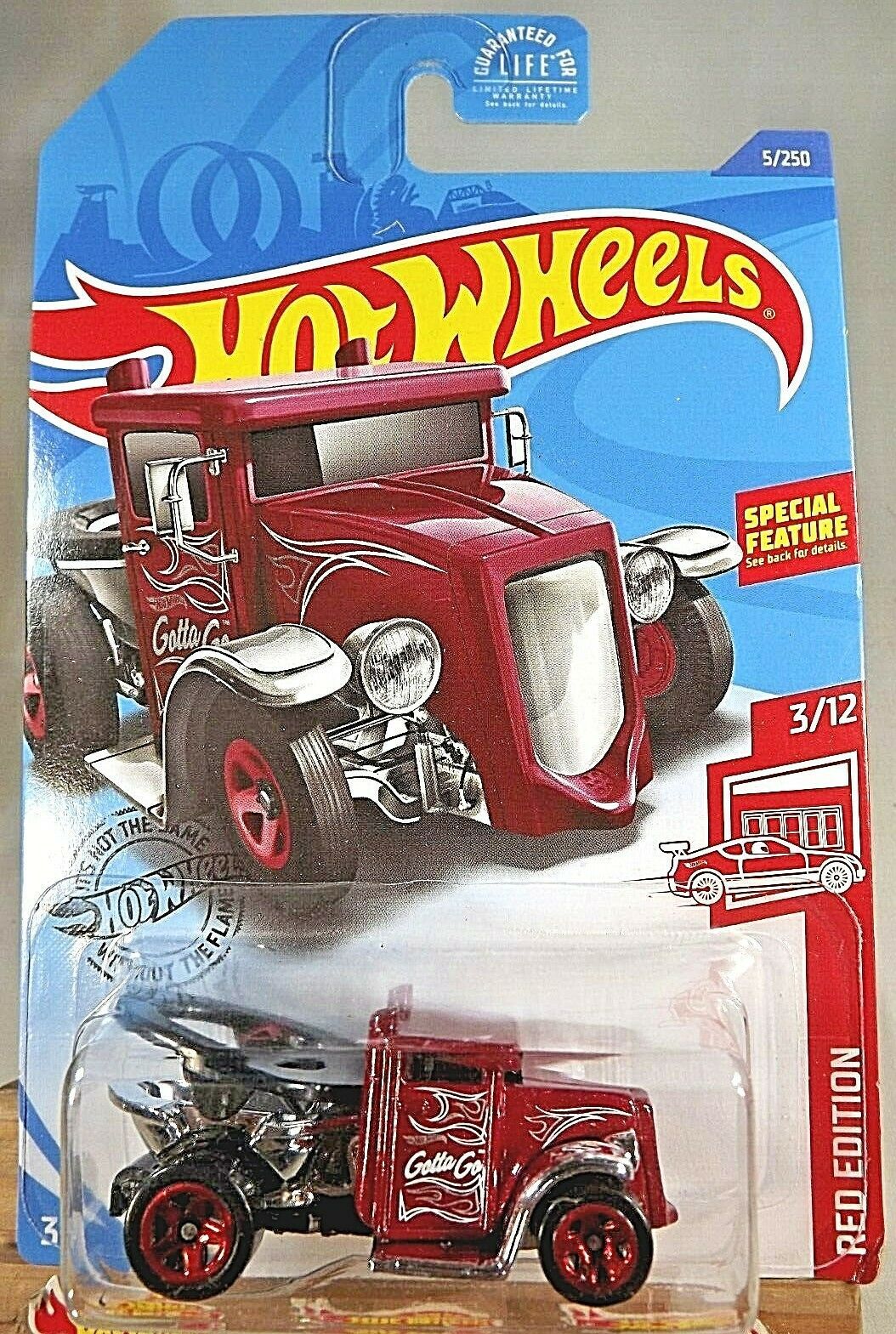 2020 Hot Wheels Target Exclusive 5 Red Edition 3/12 GOTTA GO Red