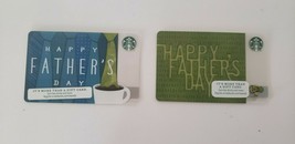 Lot Of Two Starbucks Fathers Day Cards - 6118, 6097  cards only no value - $4.99