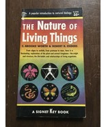 The Nature of Living Things 1955 Vintage Retro Book Decor  - $9.90