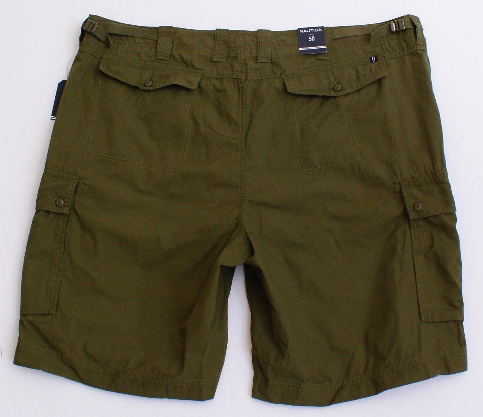 Nautica Army Green Cotton Cargo Shorts Men's NWT - Shorts