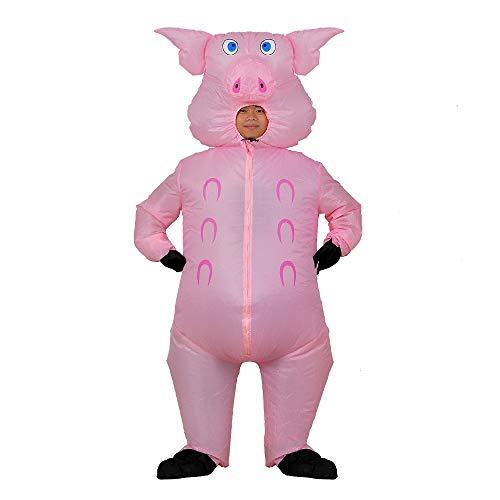 RHYTHMARTS Inflatable Pig Costume Adult Fancy Dress Cosplay Halloween