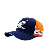 HONDA Cap Blue Orange HRC REPSOL Snapback Hat - $37.35