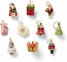 Lenox Nutcracker Ballet Miniature Tree Ornaments Set Of 10 Christmas Cla... - $127.00