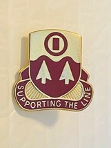 US Military 6th Supply & Transportation BN Insignia Pin - Supporting the Line - $10.00