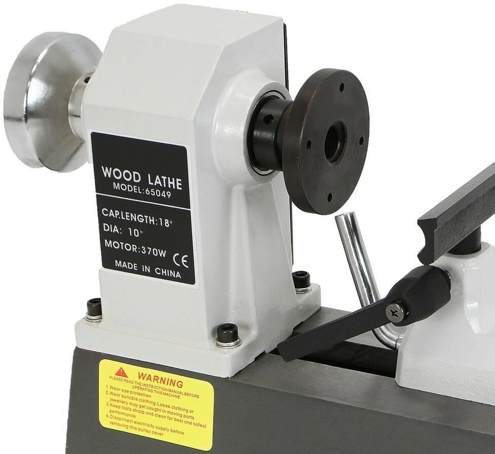 Wood Lathe 3 in. Face Plate Ball-Bearing Live Center Tailstock Spindle