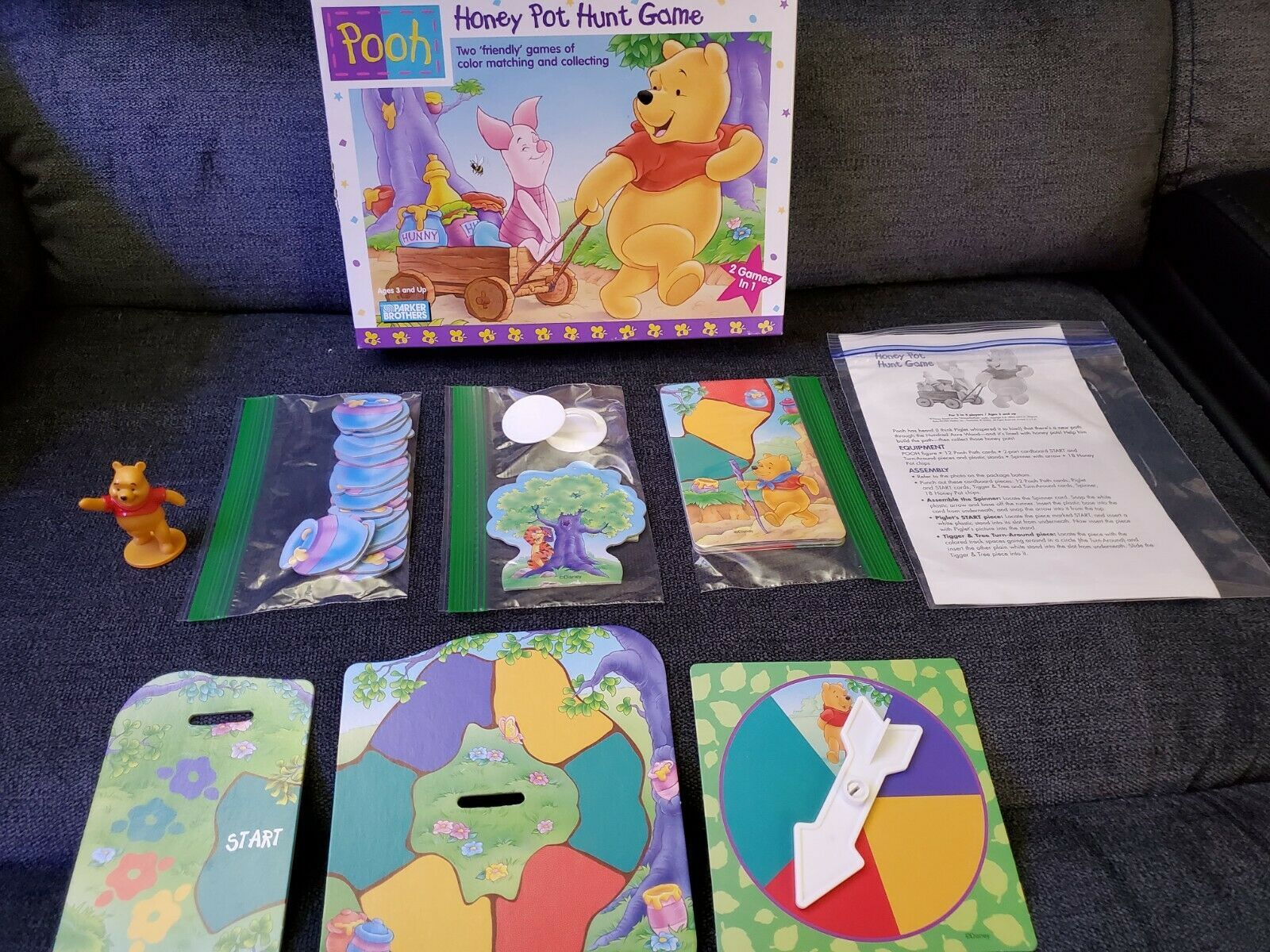 Winnie the Pooh Honey Pot Hunt Game Lot (w/ total of 3 games) **USED