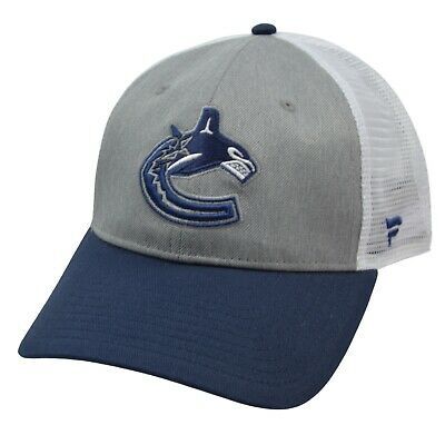 Vancouver Canucks Fanatics NHL Hockey Meshback Adjustable Cap Hat