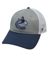 Vancouver Canucks Fanatics NHL Hockey Meshback Adjustable Cap Hat - $23.70