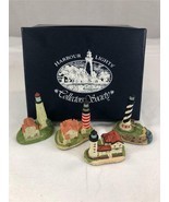 Lot (4) Spyglass Collection Harbour Lights Lighthouse Collectors Society Harbor - $29.69