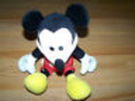 Walt Disney Mickey Mouse Bean Bag Plush Stuffed Animal 10" EUC - $14.00