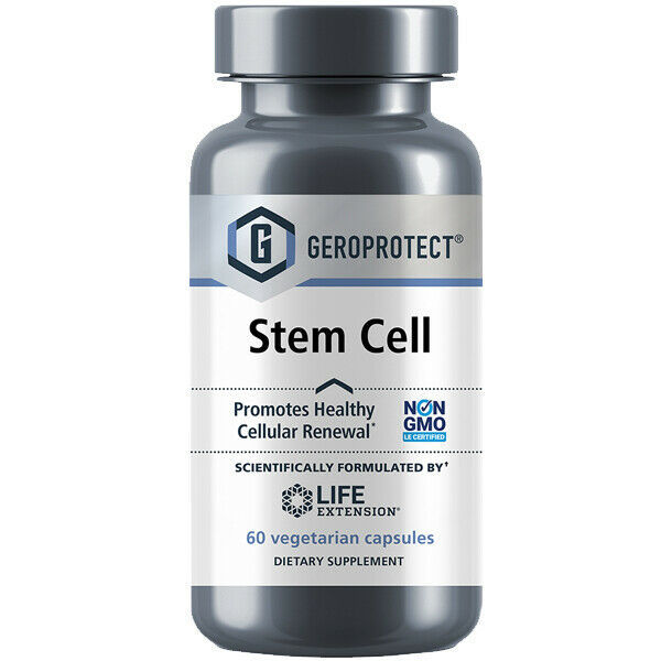 Life Extension GeroProtect Stem Cell 60 Caps Trans-Resveratrol/Livinol