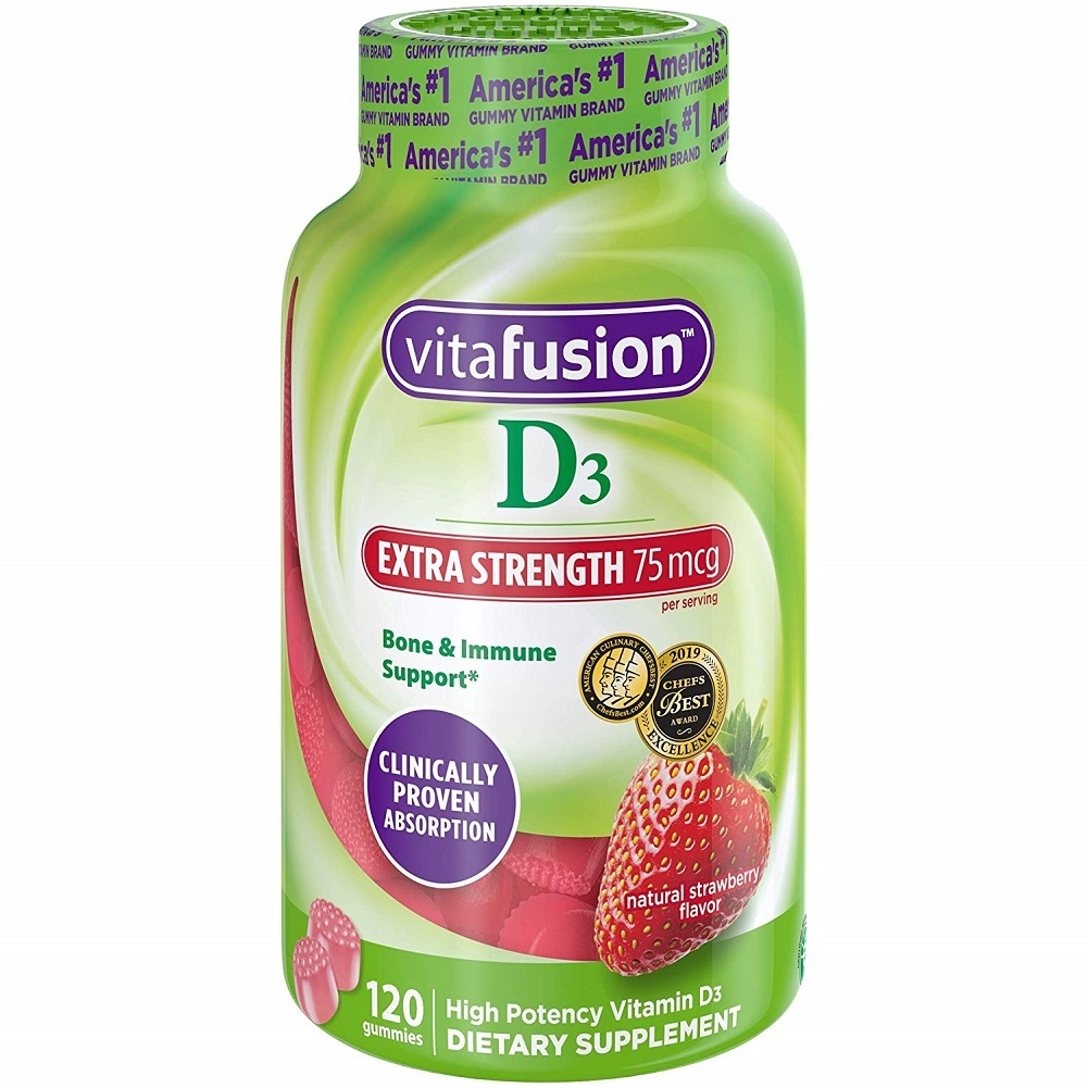 Vitafusion Extra Strength Vitamin D3 Gummies Bone Strength Immunity Support