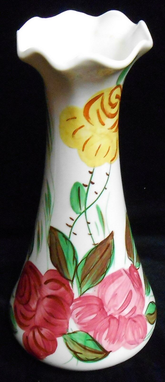 Blue Ridge DELPHINE PATTERN Hand Painted VASE Southern Potteries