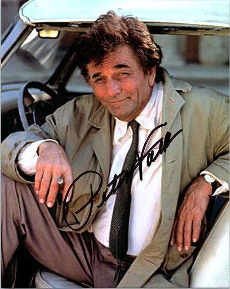 PETER FALK Authentic Autographed Hand Signed Photo w/ COA -313 - Other