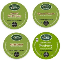 Green Mountain Flavored Variety Pack Coffee 22 to 132 Keurig Kcups Pick Any Size - $21.99