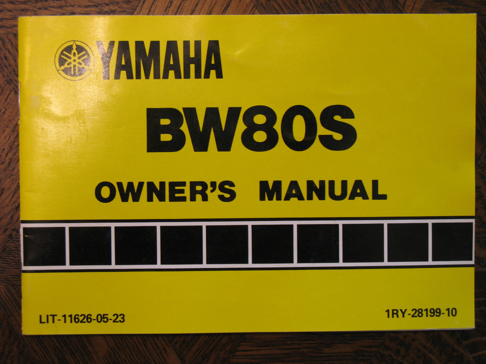 86 YAMAHA BW80S BW80 S BW 80S 80 BIG WHEEL NOS ORIGINAL OEM OWNER'S MANUAL - $143.99