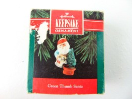 Hallmark Keepsake Christmas Ornament 1992 Green Thumb Santa - $15.83
