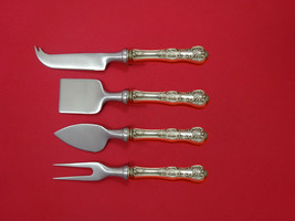 Kings by Wallace Sterling Silver Cheese Serving Set 4 Piece HHWS  Custom - $262.65