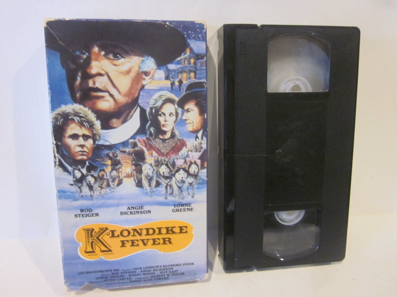 Klondike Fever VHS Western Adventure Rod Steiger Angie Dickinson