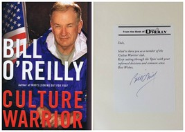 Bill O'Reilly Signed 2006 Culture Warrior 1st Edition Hardcover Book