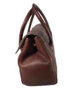NWT New Women Bally Brown Leather Tote Satchel Purse Handbag image 4