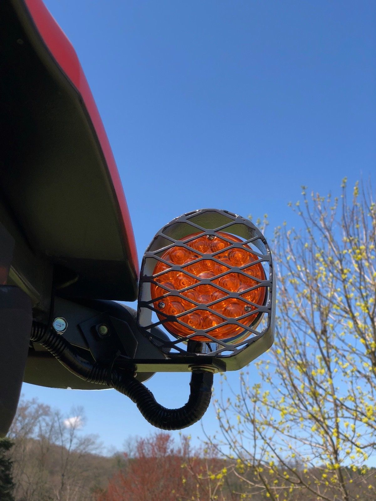 Kioti Tractor Direction Lamp LED Light Protectors with Metal Guard