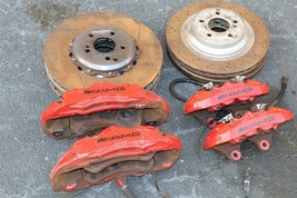 Mercedes CLS63 W219 Front & Rear AMG Brembo 6&4 Piston Brake Calipers & Rotors image 1