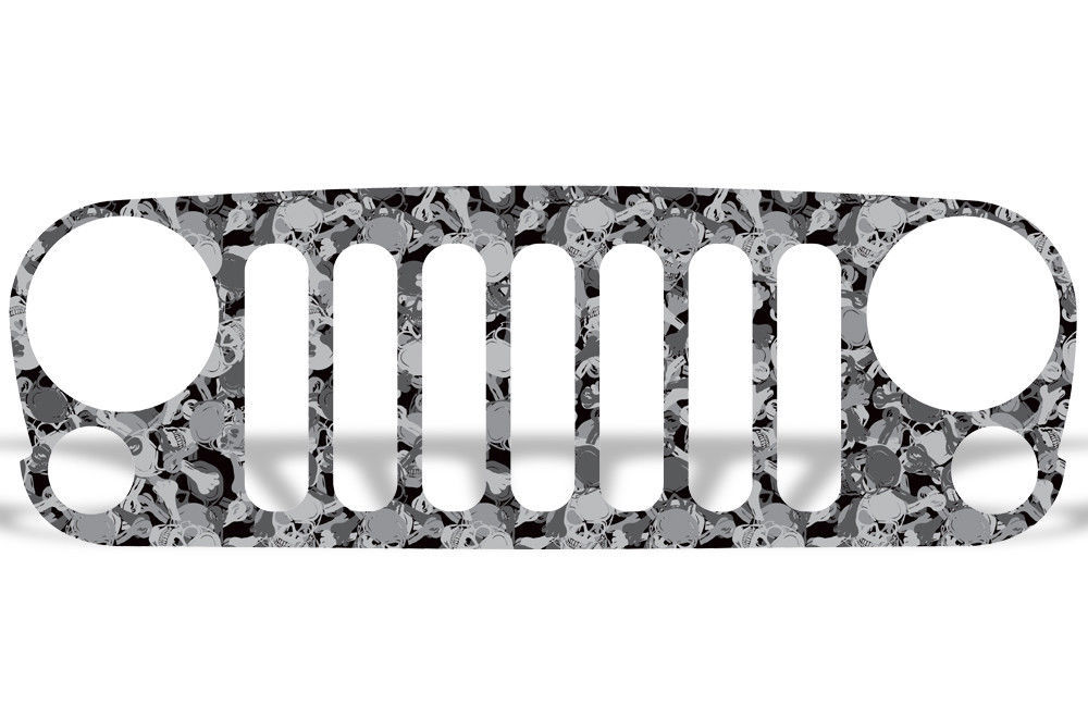Jeep Wrangler Grille Wrap Off Road Graphic Sticker Decal 20072016