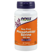 Now Foods Soy-Free Phos Serine 150 Mg 60 Tablets Made in USA  - $58.86