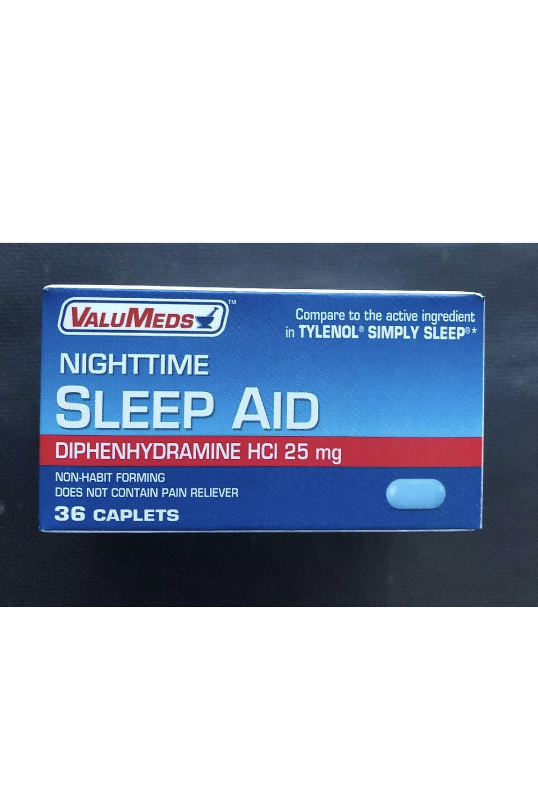 VALUMEDS NIGHTTIME SLEEP AID 36 Caplets Sleeping Aids