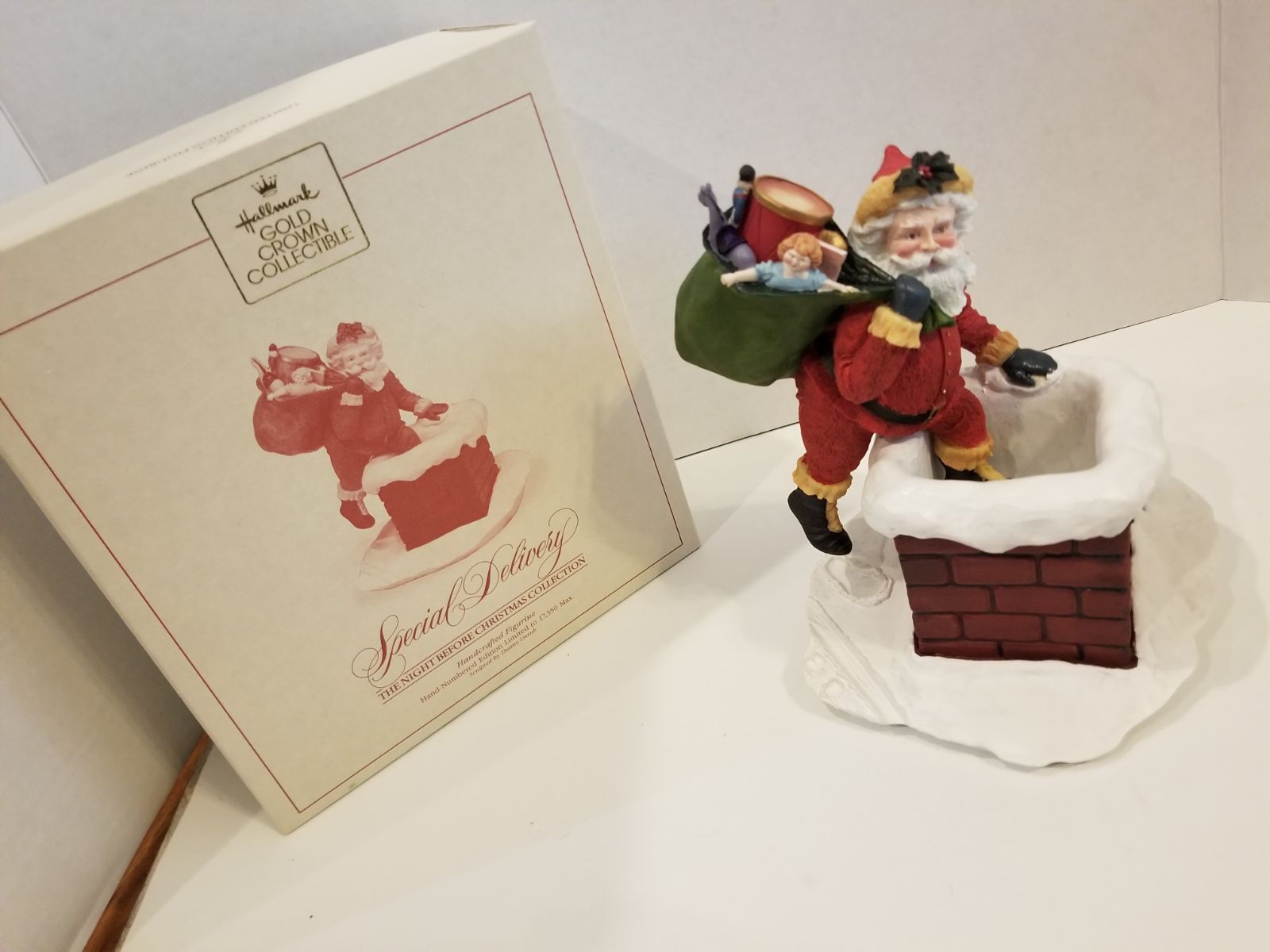 Karen Didion Lighted Blitzen Tree Santa