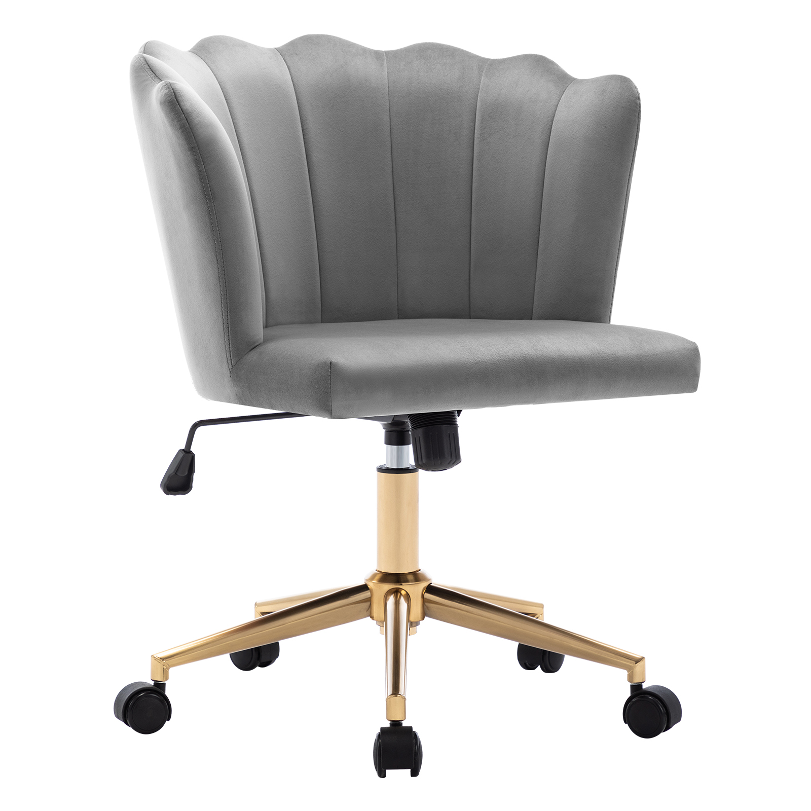 Duhome Home Office Chair Task Chair with Wheels Velvet Swivel Chair