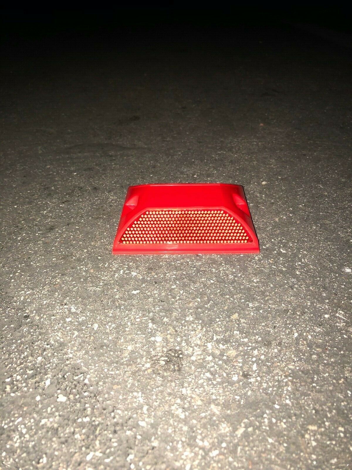 Road Reflectors Pack of 10 | 4 by 4 inch Red Street Pavement & Asphalt ...