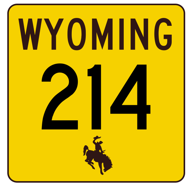 Wyoming Highway 214 Sticker R3460 Highway Sign - $1.45 - $15.95