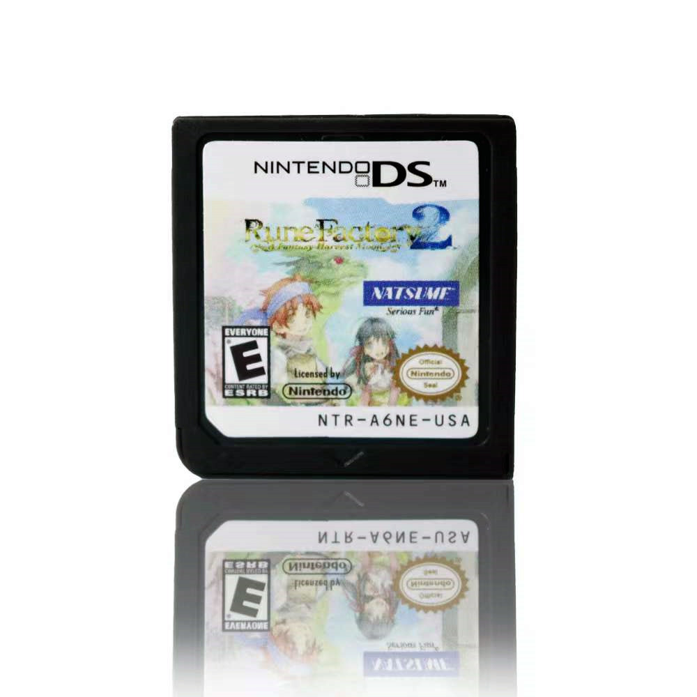 Rune Factory 2 A Fantasy Harvest Moon DS NDS Game Cartridge USA Version