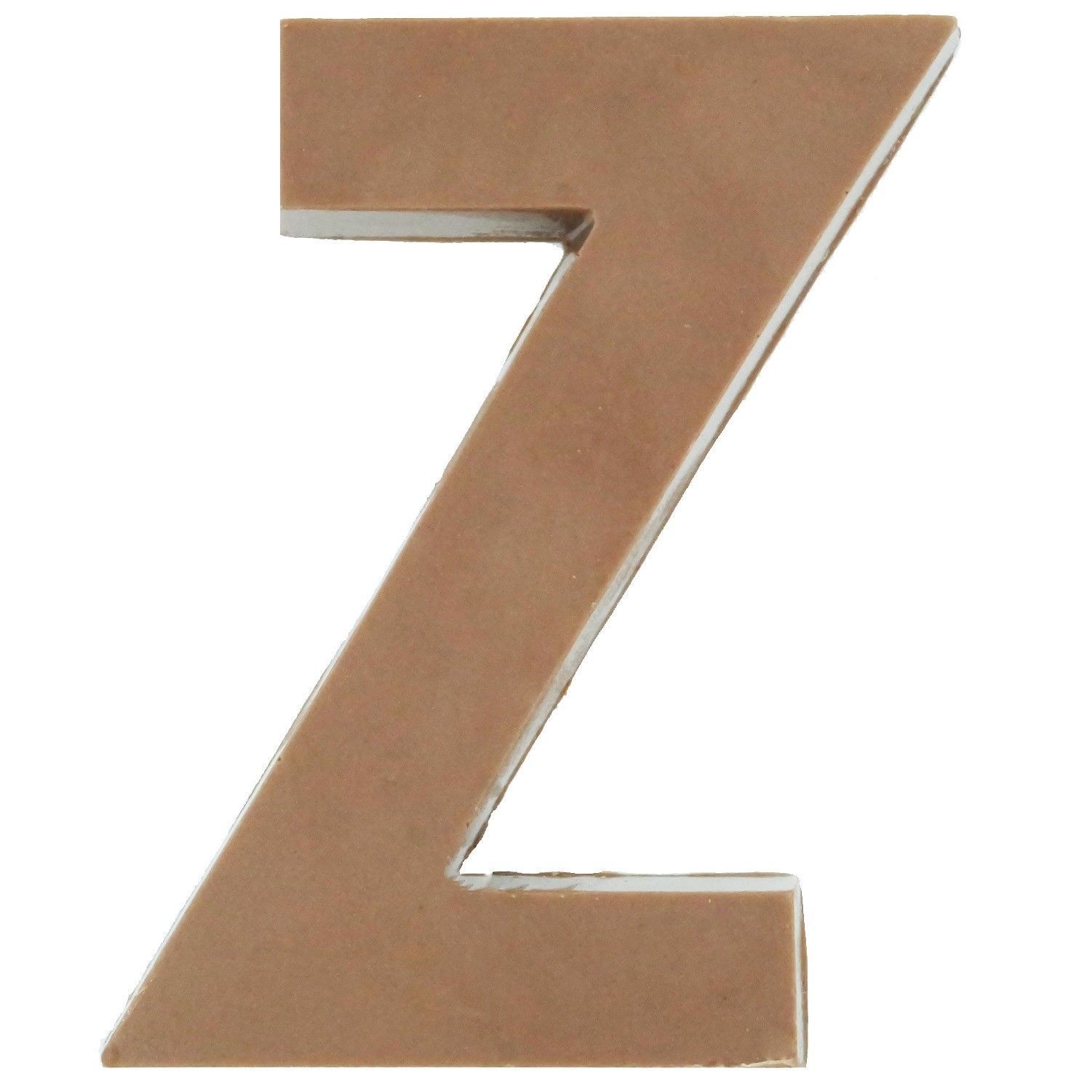 Philadelphia Candies Solid Milk Chocolate Alphabet Letter Z, 1.75 Ounce Gift